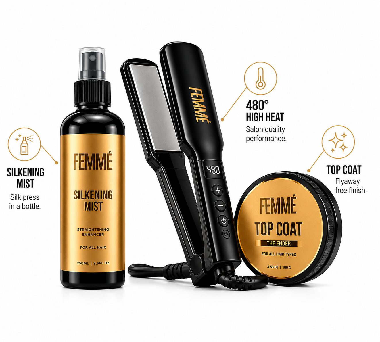 Glass Hair Bundle